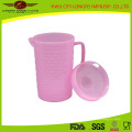 Jarro de agua de plástico rosa de alta calidad